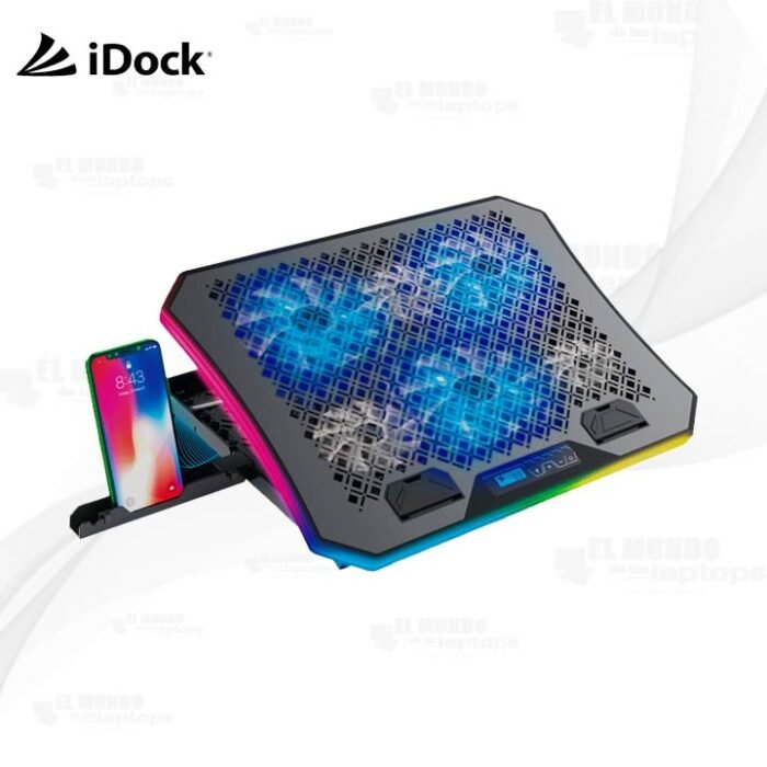 Cooler para laptop iDock Turbine II RGB