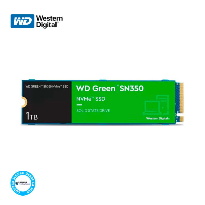 Disco Sólido Western Digital NVME PCI 1TB Green SN350