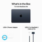 MacBook Air 2024 Apple M3, 8GB RAM, 256GB SSD, 13.6″ Retina, Midnight - Imagen 5