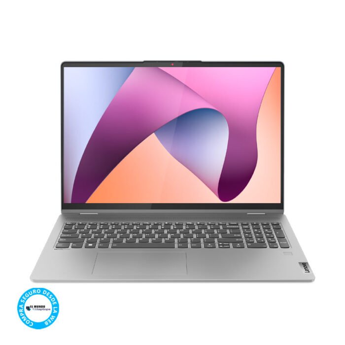 Lenovo IdeaPad Flex 5 16ABR8 82XY007BUS Ryzen 7-7730U, 16GB RAM, 512GB SSD, 16″ WUXGA Táctil, Windows 11 - Imagen 2