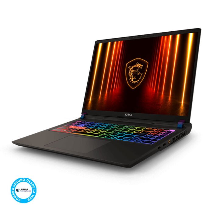 MSI Vector 16 HX AI A2XWIG-050 Core Ultra 9-275HX, 16GB RAM, 1TB SSD, RTX 5080 16GB, 16″ WQXGA, Windows 11 - Imagen 3