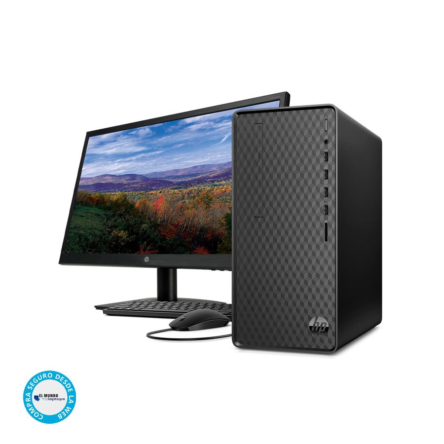Computadora-HP-M01-F1004bla-1 Computadora HP M01-F1004bla Core i5-10400, 8GB RAM, 256GB SSD + 1TB HDD, 21.5″ FHD, Windows 10 - Imagen 2