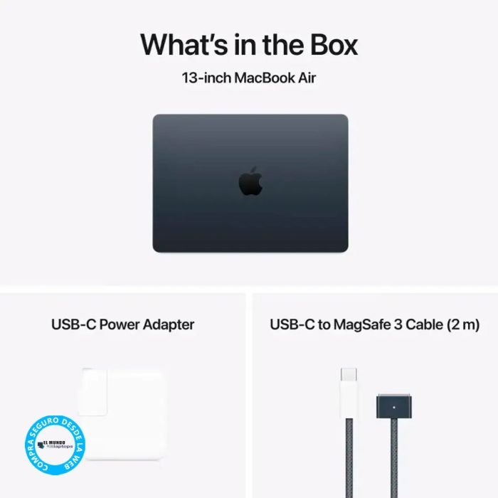Macbook Air 13 Chip M4, 16GB RAM, 256GB SSD, 13.6″ Retina, Midnight - Imagen 4
