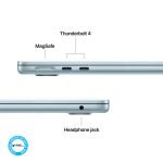 Macbook Air 13 Chip M4, 16GB RAM, 256GB SSD, 13.6″ Retina, Sky Blue - Imagen 3