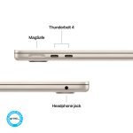 Macbook Air 13 Chip M4, 16GB RAM, 256GB SSD, 13.6″ Retina, Starlight - Imagen 3