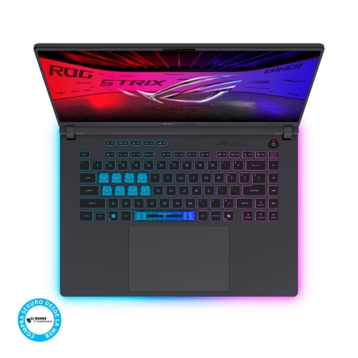Asus ROG Strix G16 G615LR-AS96 Core Ultra 9-275HX, 32GB RAM, 1TB SSD, RTX 5070 Ti 12GB, 16″ 2.5K, Windows 11 - Imagen 2