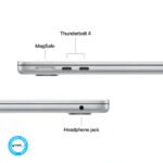 Macbook Air 13 Chip M4, 16GB RAM, 512GB SSD, 13.6″ Retina, Silver - Imagen 3