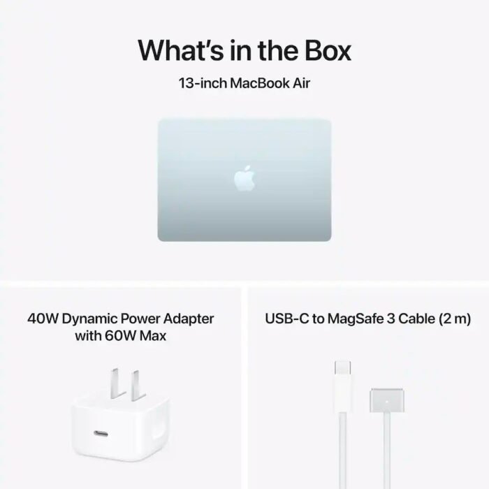 MacBook Air 13 Chip M5, 16GB RAM, 512GB SSD, 13.6″ Retina, Sky Blue - Imagen 3